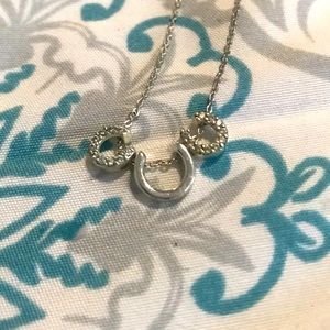 Diamond Horseshoe Necklace